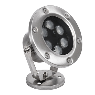 GLOBOSTAR® UNDERWATER-DINA 90677 Υποβρύχιος Προβολέας Σποτ για Σιντριβάνια/Πισίνες LED 9W 945lm 30° DC 24V Αδιάβροχο IP68 RGBW DMX512 Dimmable - Ανοξείδωτο Ατσάλι 304 - Μ12 x Π12 x Υ14cm - 3 Χρόνια Εγγύηση