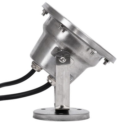 GLOBOSTAR® UNDERWATER-DINA 90677 Υποβρύχιος Προβολέας Σποτ για Σιντριβάνια/Πισίνες LED 9W 945lm 30° DC 24V Αδιάβροχο IP68 RGBW DMX512 Dimmable - Ανοξείδωτο Ατσάλι 304 - Μ12 x Π12 x Υ14cm - 3 Χρόνια Εγγύηση