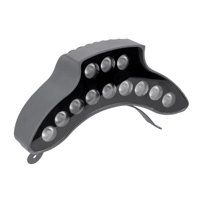 GLOBOSTAR® TREEPINA 90683 Κυρτή Μπάρα Φωτισμού Wall Washer για Φυτά - Δέντρα LED 12W 1320lm 30° DC 24V Αδιάβροχο IP65 Θερμό Λευκό 2700K Dimmable - Bridgelux SMD Chip - Γκρι Ανθρακί - Μ20.5 x Π5.5 x Υ12cm - 3 Χρόνια Εγγύηση