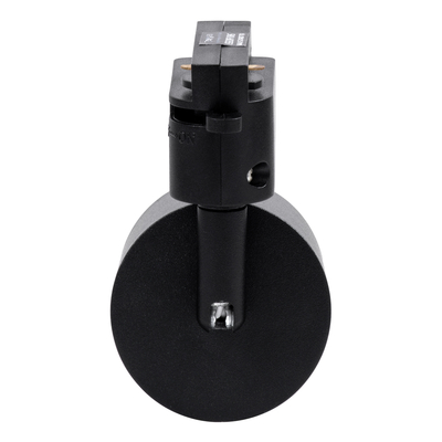 GLOBOSTAR® LEO 60353 Κινούμενο Φωτιστικό Σποτ Ράγας με Ντουί 1 x GU10 AC 220-240V IP20 - Μαύρο Ματ - Μ6 x Π6 x Υ19cm