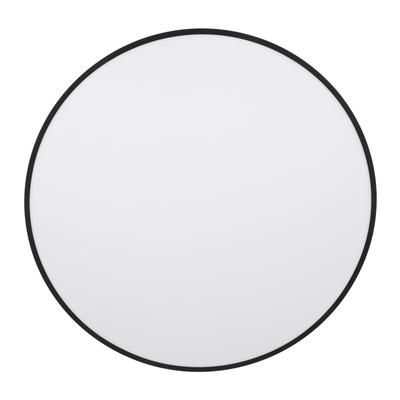 GLOBOSTAR® BURTON 61202-S Μοντέρνο Φωτιστικό Οροφής LED 75W 8625lm 120° AC 220-240V IP20 Ρυθμιζόμενο Λευκό CCT με Χειριστήριο από 2700K έως 6000K Dimmable - Lumileds SMD Chip - Μαύρο Ματ - Μ60 x Π60 x Υ8cm - 3 Χρόνια Εγγύηση