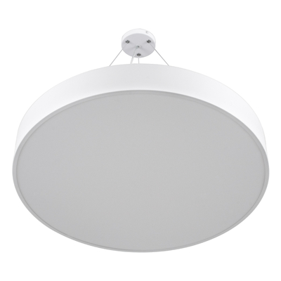 GLOBOSTAR® BURTON 61203-S Μοντέρνο Φωτιστικό Οροφής LED 75W 8625lm 120° AC 220-240V IP20 Ρυθμιζόμενο Λευκό CCT με Χειριστήριο από 2700K έως 6000K Dimmable - Lumileds SMD Chip - Λευκό Ματ - Μ60 x Π60 x Υ8cm - 3 Χρόνια Εγγύηση