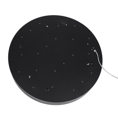 GLOBOSTAR® BURTON 61202-S Μοντέρνο Φωτιστικό Οροφής LED 75W 8625lm 120° AC 220-240V IP20 Ρυθμιζόμενο Λευκό CCT με Χειριστήριο από 2700K έως 6000K Dimmable - Lumileds SMD Chip - Μαύρο Ματ - Μ60 x Π60 x Υ8cm - 3 Χρόνια Εγγύηση