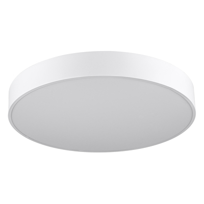 GLOBOSTAR® BURTON 61203-S Μοντέρνο Φωτιστικό Οροφής LED 75W 8625lm 120° AC 220-240V IP20 Ρυθμιζόμενο Λευκό CCT με Χειριστήριο από 2700K έως 6000K Dimmable - Lumileds SMD Chip - Λευκό Ματ - Μ60 x Π60 x Υ8cm - 3 Χρόνια Εγγύηση