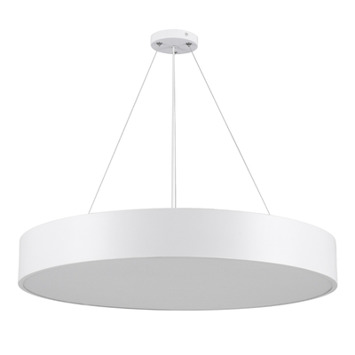 GLOBOSTAR® BURTON 61203-S Μοντέρνο Φωτιστικό Οροφής LED 75W 8625lm 120° AC 220-240V IP20 Ρυθμιζόμενο Λευκό CCT με Χειριστήριο από 2700K έως 6000K Dimmable - Lumileds SMD Chip - Λευκό Ματ - Μ60 x Π60 x Υ8cm - 3 Χρόνια Εγγύηση