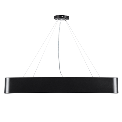 GLOBOSTAR® KAMALA 61208-P Μοντέρνο Κρεμαστό Φωτιστικό Οροφής LED 75W 8625lm 120° AC 220-240V IP20 Ρυθμιζόμενο Λευκό CCT με Χειριστήριο από 2700K έως 6000K Dimmable - Lumileds SMD Chip - Μαύρο Ματ - Μ60 x Π60 x Υ8cm - 3 Χρόνια Εγγύηση