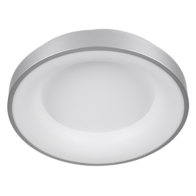 GLOBOSTAR® SALEM 61234 Μοντέρνο Φωτιστικό Οροφής LED 75W 8625lm 120° AC 220-240V IP20 Ρυθμιζόμενο Λευκό CCT με Χειριστήριο από 2700K έως 6000K Dimmable - Lumileds SMD Chip - Γκρι - Μ45 x Π45 x Υ8.5cm - 3 Χρόνια Εγγύηση