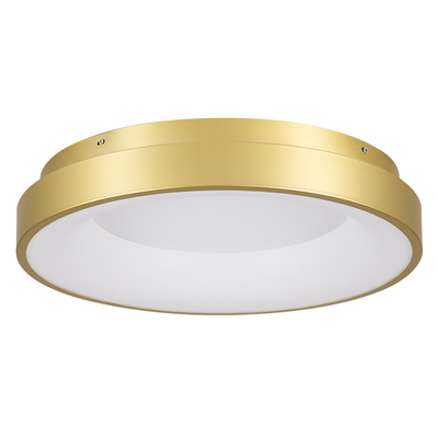 GLOBOSTAR® SALEM 61235 Μοντέρνο Φωτιστικό Οροφής LED 75W 8625lm 120° AC 220-240V IP20 Ρυθμιζόμενο Λευκό CCT με Χειριστήριο από 2700K έως 6000K Dimmable - Lumileds SMD Chip - Χρυσό - Μ45 x Π45 x Υ8.5cm - 3 Χρόνια Εγγύηση