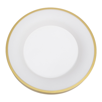 GLOBOSTAR® SALEM 61235 Μοντέρνο Φωτιστικό Οροφής LED 75W 8625lm 120° AC 220-240V IP20 Ρυθμιζόμενο Λευκό CCT με Χειριστήριο από 2700K έως 6000K Dimmable - Lumileds SMD Chip - Χρυσό - Μ45 x Π45 x Υ8.5cm - 3 Χρόνια Εγγύηση