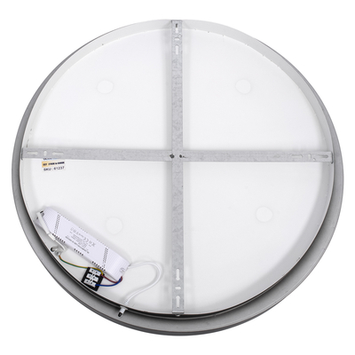 GLOBOSTAR® SALEM 61237 Μοντέρνο Φωτιστικό Οροφής LED 105W 12075lm 120° AC 220-240V IP20 Ρυθμιζόμενο Λευκό CCT με Χειριστήριο από 2700K έως 6000K Dimmable - Lumileds SMD Chip - Μαύρο Ματ - Μ60 x Π60 x Υ8.5cm - 3 Χρόνια Εγγύηση