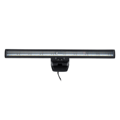 GloboStar® 76552 E-READING LIGHT Φωτιστικό Οθόνης με Χειριστήριο LED 5W 565lm 120° DC 5V IP20 CCT Θερμό Λευκό 2700K - Φυσικό Λευκό 4500K - Ψυχρό Λευκό 6000K Dimmable Μαύρο Πλαστικό Μ26 x Π4.5 x Υ4.5cm - 2 Xρόνια Εγγύηση