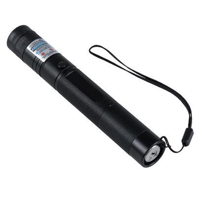 GloboStar® 78998 Φορητό Επαναφορτιζόμενο Laser Pointer 5mW Class 3 DOT Zoom με Extra Κεφαλή για Dot Effects με Μπαταρία 18650 Li-ion 4800mAh & Φορτιστή - UV 405nm Φ2.2 x Υ15cm