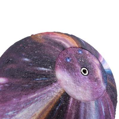 GloboStar® MOON 79616 Επιτραπέζιο Φωτιστικό Πορτατίφ LED 4W 200lm 360° DC 5V IP20 RGBW Dimmable Πολύχρωμο Πλαστικό με Μπεζ Ξύλο - Μ15 x Π15 x Υ19cm - 2 Xρόνια Εγγύηση