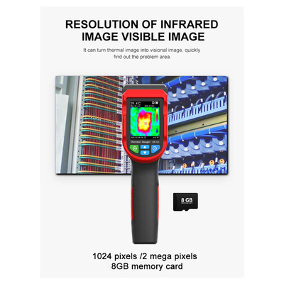 GLOBOSTAR® NOYAFA-NF-521 79989 Ψηφιακή Θερμοκάμερα Χειρός 2MP -10°C - 400°C με Οθόνη 2.4 TFT LCD με Micro-USB με Επαναφορτιζόμενη Μπαταρία Li-ion 3.7V 2600mAh & 8GB Micro TF Card IP20 - Μ6 x Π6 x Υ21cm - 2 Χρόνια Εγγύηση