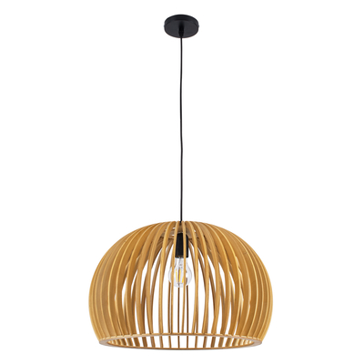 GLOBOSTAR® SCANDINAVIA 01699 Boho Κρεμαστό Φωτιστικό Οροφής με Ντουί 1 x E27 AC 220-240V IP20 - Μπεζ - Μ44 x Π44 x Υ28cm