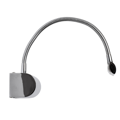 GloboStar® TROIS 60438 Μοντέρνο Φωτιστικό Τοίχου - Απλίκα Καθρέπτη Μπάνιου - Πίνακα LED 12W 1400lm 120° AC 220-240V IP44 Μ60 x Π24 x Υ18cm - Φυσικό Λευκό 4500K - Χρώμιο Νίκελ - 3 Χρόνια Εγγύηση