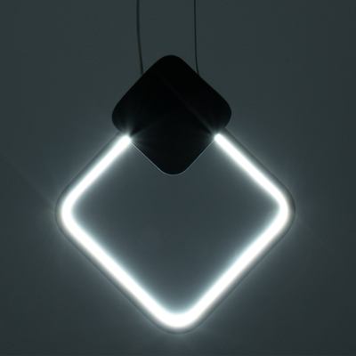 GLOBOSTAR® MARY 61084 Μοντέρνο Κρεμαστό Φωτιστικό Οροφής LED 12W 1440lm 300° AC 220-240V IP20 Ρυθμιζόμενο Λευκό CCT με On/Off 2700K/4500K/6000K - Lumileds SMD Chip - Χρυσό Βούρτσας - Μ20 x Π2.3 x Υ28.5cm - 3 Χρόνια Εγγύηση