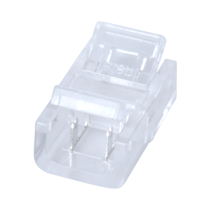 GLOBOSTAR® STRIPART 70683 Ενωτικός Ταχυσύνδεσμος για Μονόχρωμη Ταινία LED 2Pin 8mm σε Μονόχρωμη Ταινία LED 2Pin 8mm IP20 - Μ1.7 x Π1.1 x Υ0.7cm