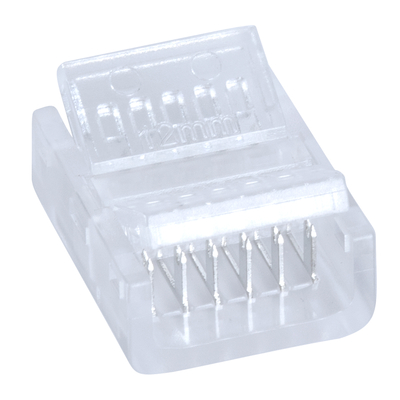 GLOBOSTAR® STRIPART 70689 Ενωτικός Ταχυσύνδεσμος για Πολύχρωμη RGBW+WW Ταινία LED 6Pin 12mm σε Πολύχρωμη RGBW+WW Ταινία LED 6Pin 12mm IP20 - Μ1.9 x Π1.6 x Υ0.7cm