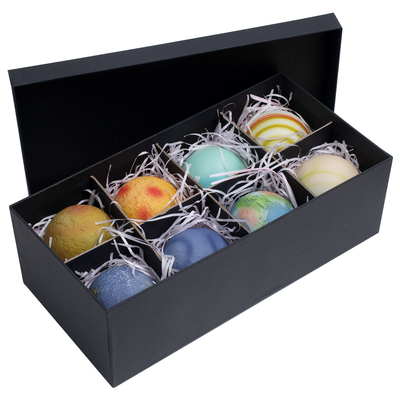 GloboStar® MOON 79609 Επιτραπέζιο Φωτιστικό Πορτατίφ LED 2W 120lm 360° DC 5V IP20 CCT Θερμό Λευκό 2700K - Φυσικό Λευκό 4500K - Ψυχρό Λευκό 6000K Dimmable Πολύχρωμο Πλαστικό με Μπεζ Ξύλο - Μ8 x Π8 x Υ11cm - ΣΕΤ 8 Τεμαχίων - 2 Xρόνια Εγγύηση