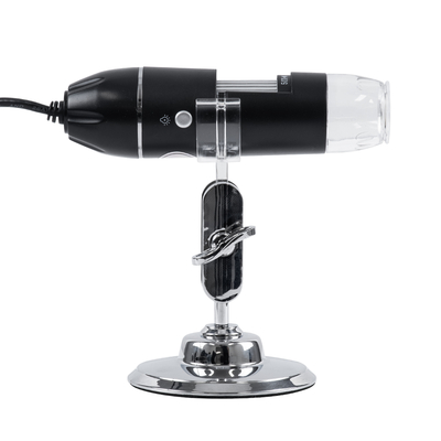 GLOBOSTAR® MICROCAM 79995 Ψηφιακό Ηλεκτρονικό Μικροσκόπιο / Κάμερα 2MP 1600x1200px με x1600 Zoom Mode & 8 LED DC 5V με USB-C IP20 - Μ3.5 x Π3.5 x Υ12cm - 2 Χρόνια Εγγύηση