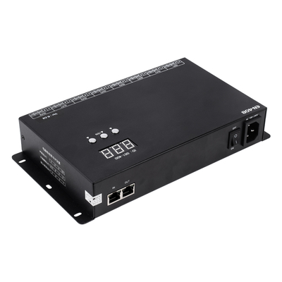 GloboStar® 90146 SEEKWAY EN-408 - Professional Channel Controller - Full Colour LED Digital Control System - Κεντρικός & Slave Controller Καναλιών Εξόδου για Ψηφιακά Προϊόντα LED Digital Pixel TTL & DMX512 - Single Colour & RGB & RGBW - Synchronous