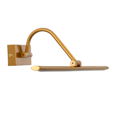 GLOBOSTAR® MIRA 60435 Μοντέρνο Φωτιστικό Τοίχου - Απλίκα Καθρέπτη Μπάνιου LED 12W 1400lm 120° AC 220-240V IP20 Φυσικό Λευκό 4500K - Lumileds SMD Chip & TÜV SÜD Driver - Χάλκινο - Μ60 x Π20 x Υ13cm - 3 Χρόνια Εγγύηση