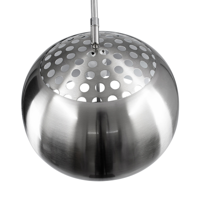 GLOBOSTAR® PRAGUE 00990 Μοντέρνο Επιδαπέδιο Φωτιστικό με Ντουί 1 x E27 AC 220-240V IP20 - Νίκελ Βούρτσας - Μ210 x Π45 x Υ220cm