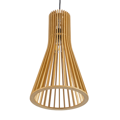 GLOBOSTAR® SCANDINAVIA 01700 Boho Κρεμαστό Φωτιστικό Οροφής με Ντουί 1 x E27 AC 220-240V IP20 - Μπεζ - Μ25 x Π25 x Υ45cm