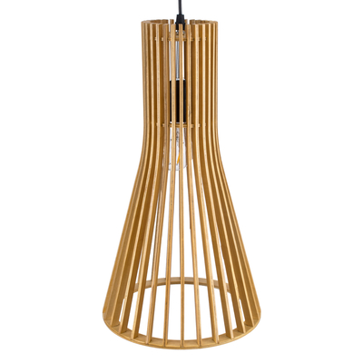 GLOBOSTAR® SCANDINAVIA 01700 Boho Κρεμαστό Φωτιστικό Οροφής με Ντουί 1 x E27 AC 220-240V IP20 - Μπεζ - Μ25 x Π25 x Υ45cm