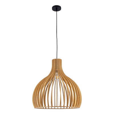 GLOBOSTAR® SCANDINAVIA 01701 Boho Κρεμαστό Φωτιστικό Οροφής με Ντουί 1 x E27 AC 220-240V IP20 - Μπεζ - Μ45 x Π45 x Υ45cm