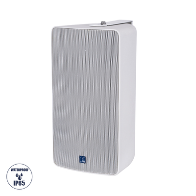 GloboStar® FDB ES108WT 98005 Facilities Speaker - Παθητικό Ηχείο Εγκαταστάσεων Επιτοίχιο με Μετασχηματιστή 100V & 16Ω - 150W RMS (600W Peak) - 1 x 8 Inches LF & 1 x 1 Inches HF - Αδιάβροχο IP65 - Λευκό - Μ24 x Π28.5 x Υ45cm