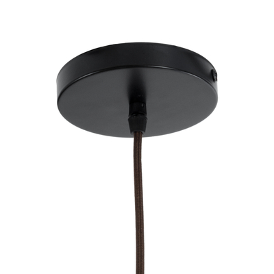 GLOBOSTAR® CUBA 01722 Boho Κρεμαστό Φωτιστικό Οροφής με Ντουί 1 x E27 AC 220-240V IP20 - Καφέ - Μ63 x Π63 x Υ32cm