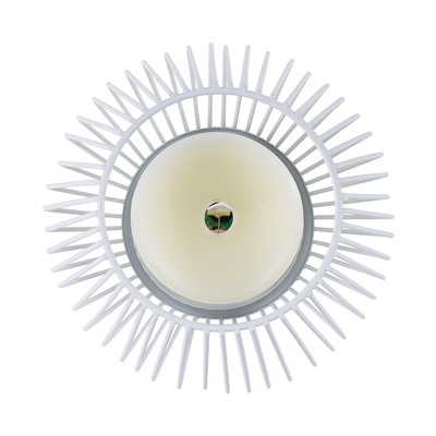 GloboStar® CANDLE 76489 Διακοσμητικό Realistic Κερί με LED Εφέ Κινούμενης Φλόγας - Μπαταρίας 2 x AA (Δεν Συμπεριλαμβάνονται) & Ασύρματο Χειριστήριο IR Θερμό Λευκό 2700K Dimmable Λευκό Φ16 x Υ18cm