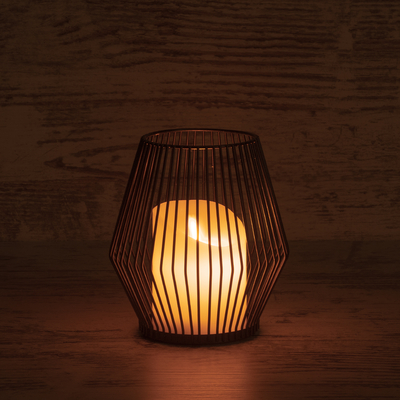 GloboStar® CANDLE 76493 Διακοσμητικό Realistic Κερί με LED Εφέ Κινούμενης Φλόγας - Μπαταρίας 2 x AA (Δεν Συμπεριλαμβάνονται) & Ασύρματο Χειριστήριο IR Θερμό Λευκό 2700K Dimmable Μαύρο Φ14 x Υ16cm