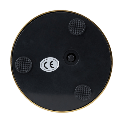 GloboStar® JOJO 76523 Επαναφορτιζόμενο Επιτραπέζιο Φωτιστικό Πορτατίφ LED 1.5W 105lm 120° DC 5V IP44 CCT Ultra Θερμό 1500K - Φυσικό Λευκό 4500K - Ψυχρό Λευκό 6000K Dimmable Χρυσό Αλουμίνιο - Μ8 x Π8 x Υ34cm - 2 Χρόνια Εγγύηση