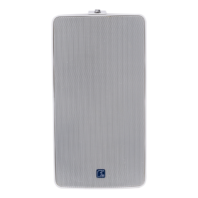 GloboStar® FDB ES108WT 98005 Facilities Speaker - Παθητικό Ηχείο Εγκαταστάσεων Επιτοίχιο με Μετασχηματιστή 100V & 16Ω - 150W RMS (600W Peak) - 1 x 8 Inches LF & 1 x 1 Inches HF - Αδιάβροχο IP65 - Λευκό - Μ24 x Π28.5 x Υ45cm