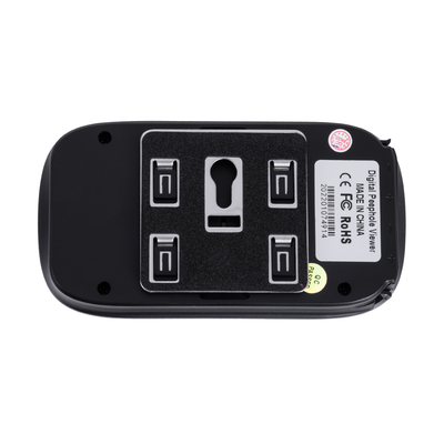 GloboStar® 86068 Επαναφορτιζόμενη Ψηφιακή Έξυπνη Camera Εξώπορτας 90° Μοιρών με Έγχρωμη Οθόνη 2.8 Inches - USB - Νυχτερινή Όραση με LED IR - Κουδούνι - Χρυσό