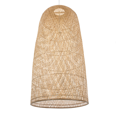 GLOBOSTAR® CALERO 00670 Boho Κρεμαστό Φωτιστικό Οροφής με Ντουί 1 x E27 AC 220-240V IP20 - Μπεζ - Μ60 x Π60 x Y120cm