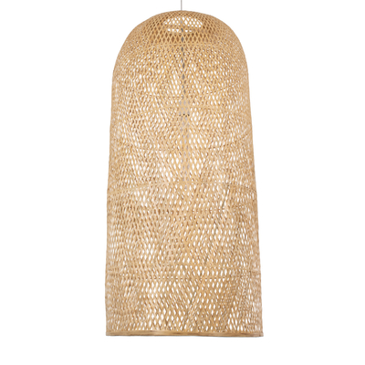 GLOBOSTAR® CALERO 00671 Boho Κρεμαστό Φωτιστικό Οροφής με Ντουί 1 x E27 AC 220-240V IP20 - Μπεζ - Μ50 x Π50 x Y110cm