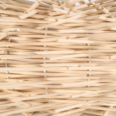 GLOBOSTAR® MINORCA 01729 Boho Κρεμαστό Φωτιστικό Οροφής με Ντουί 1 x E27 AC 220-240V IP20 - Μπεζ - Μ30 x Π30 x Υ18cm