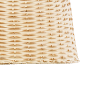 GLOBOSTAR® FAROL 01746 Boho Κρεμαστό Φωτιστικό Οροφής με Ντουί 1 x E27 AC 220-240V IP20 - Μπεζ - Μ60 x Π60 x Y100cm