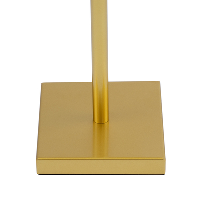 GloboStar® NEGA 60479 Μοντέρνο Επιδαπέδιο Φωτιστικό LED 2.2W 154lm 360° DC 5V IP44 Θερμό Λευκό 2700K Dimmable με Διακόπτη Αφής - Επαναφορτιζόμενο με Μπαταρία Li-ion 4000mAh - Χρυσό Πλατίνα - Φ10 x Υ135cm - 2 Χρόνια Εγγύηση