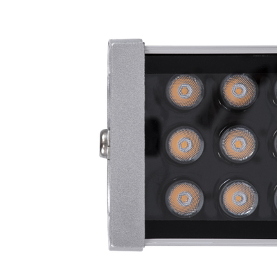 GLOBOSTAR® WASHERGAIA 90217 Μπάρα Φωτισμού Wall Washer LED 216W 23760lm 10° DC 24V Αδιάβροχο IP67 Θερμό Λευκό 2700K Dimmable - Bridgelux SMD Chip - Ασημί - Μ100 x Π10.2 x Υ9.5cm - 3 Χρόνια Εγγύηση