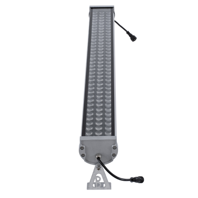 GLOBOSTAR® WASHERGAIA 90218 Μπάρα Φωτισμού Wall Washer LED 216W 18360lm 10° DC 24V Αδιάβροχο IP67 Πολύχρωμο RGBW Dimmable DMX512 - Bridgelux SMD Chip - Ασημί - Μ100 x Π10.2 x Υ9.5cm - 3 Χρόνια Εγγύηση