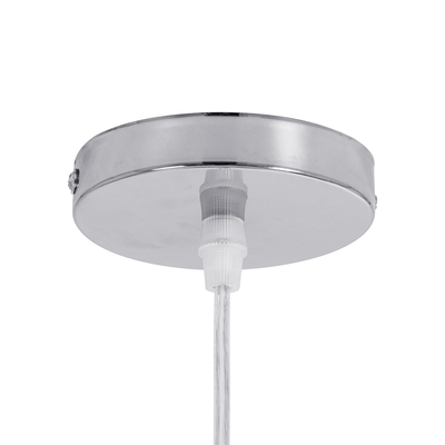 GLOBOSTAR® MINORCA 01730 Boho Κρεμαστό Φωτιστικό Οροφής με Ντουί 1 x E27 AC 220-240V IP20 - Μπεζ - Μ35 x Π35 x Y23cm