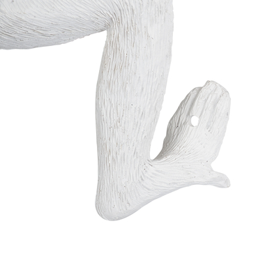 GLOBOSTAR® APES 01805 Μοντέρνο Φωτιστικό Τοίχου - Απλίκα με Ντουί 1 x E27 AC 220-240V IP20 - Λευκό - Μ34 x Π31 x Υ61cm