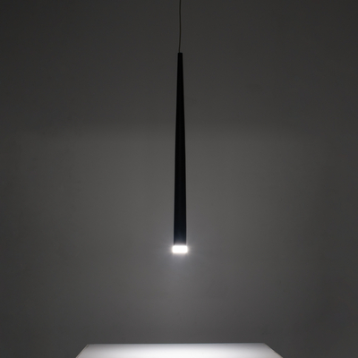 GLOBOSTAR® TEARS 61310 Μοντέρνο Κρεμαστό Φωτιστικό Οροφής LED 3W 330lm 180° AC 220-240V IP20 Ρυθμιζόμενο Λευκό CCT με On/Off 2700K/4500K/6000K - Lumileds SMD Chip - Χρυσό Βούρτσας - Μ3.2 x Π3.2 x Υ51.5cm - 3 Χρόνια Εγγύηση