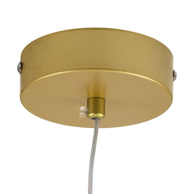 GLOBOSTAR® TEARS 61310 Μοντέρνο Κρεμαστό Φωτιστικό Οροφής LED 3W 330lm 180° AC 220-240V IP20 Ρυθμιζόμενο Λευκό CCT με On/Off 2700K/4500K/6000K - Lumileds SMD Chip - Χρυσό Βούρτσας - Μ3.2 x Π3.2 x Υ51.5cm - 3 Χρόνια Εγγύηση