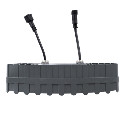 GloboStar® TREELIGHT-KINA 90231 Κυρτή Μπάρα Φωτισμού Wall Washer με Αντιθαμβωτική Γρίλια Ειδική για Φυτά - Δέντρα LED 18W 1530lm 15° DC 24V Αδιάβροχο IP65 L24.5 x W7 x H8cm Αρχιτεκτονικό Πορτοκαλί 2200K - Γκρι Ανθρακί - 3 Years Warranty